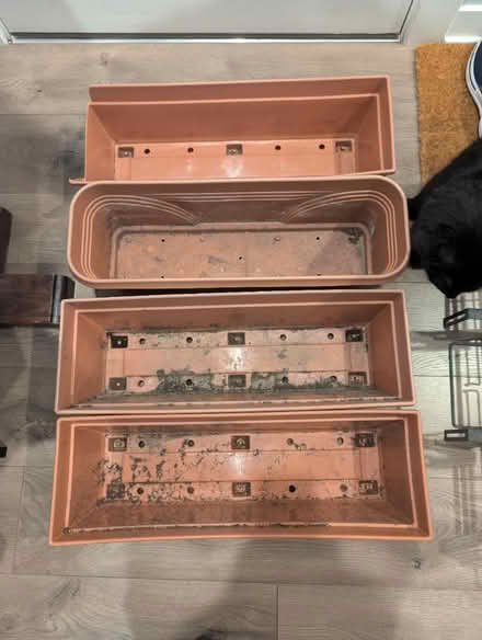 Photo of free Four Railing Planters (N Harlem and W Waveland Ave) #1