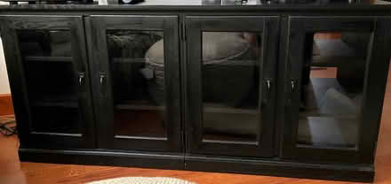 Photo of free Wood Media Cabinet (Westwood) #1