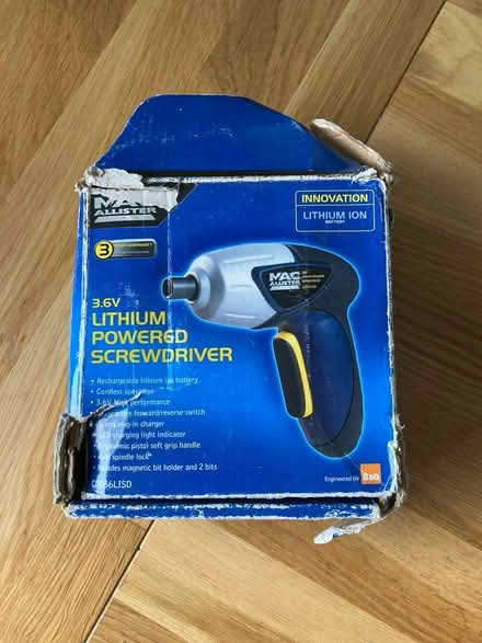 Photo of free Mac Allister battery screwdriver (Keynsham) #1