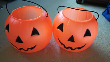 Photo of free Two Halloween Buckets (College Park Woods) #1