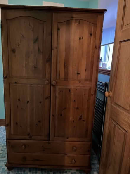 Photo of free pine wood cupboard and 2 x drawers (Gyle EH12) #1