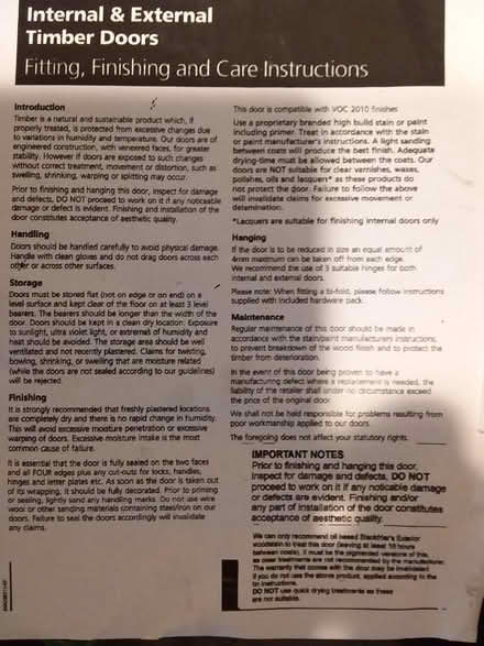 Photo of free Large Oak doors - unused (SG5 hitchin) #3