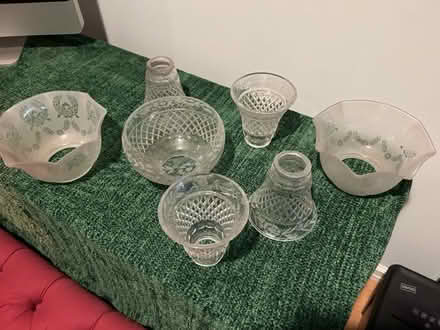 Photo of free 7 assorted Victorian glass shades (Park Slope) #2