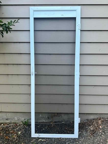 Photo of free Used White Aluminium Screen Door (Marin) #1