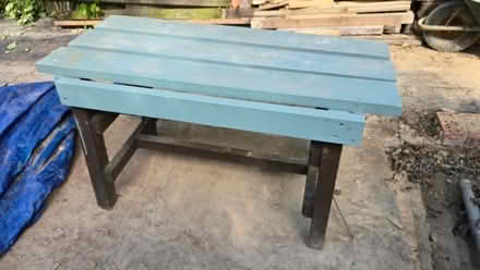Photo of free Solid wood garden table (New Bradwell MK13) #2