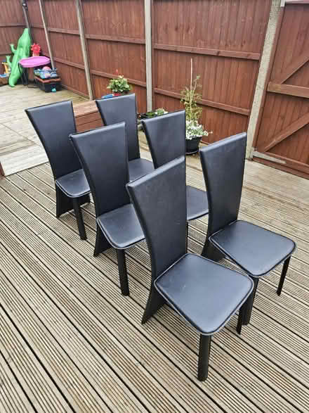 Photo of free 6x dining table chairs (SG2) #1