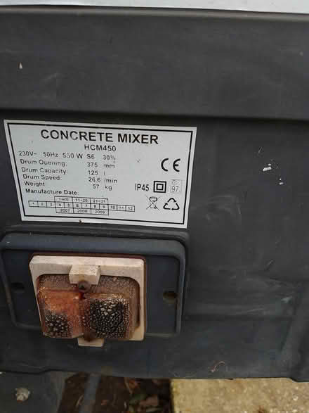 Photo of free Cement mixer for minor repair (Ely St John's CB6) #1