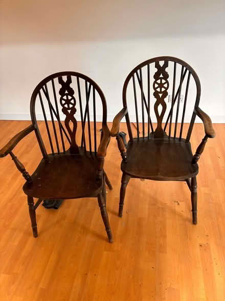 Photo of free 2 matching chairs (Elmsted TN25) #1
