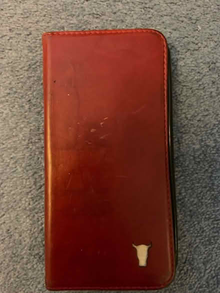 Photo of free Torro red leather iPhone case (High Wycombe, HP13) #1