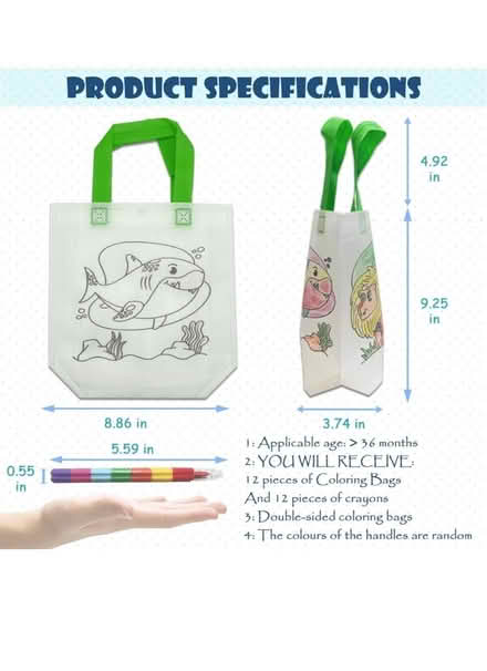Photo of free 6 x kids party bags + crayons (Hitchin, near town (SG5)) #2