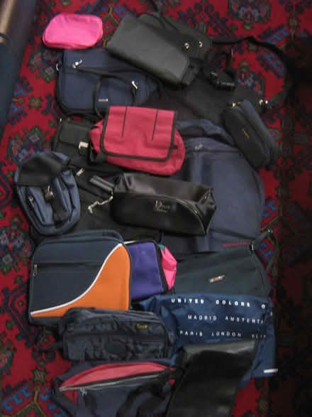 Photo of free handbags, toilet bags, bum bags etc (cwmbran, ty coch) #1