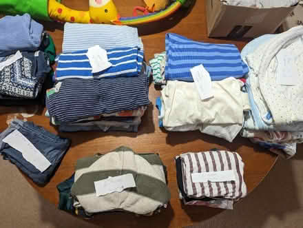 Photo of free Assorted baby clothes (6-9mths) (Lewes, near Prison/Winterborne) #1