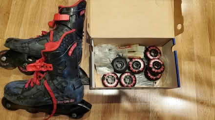 Photo of free Rollerblade and extras (Bartlett, east of the library) #1