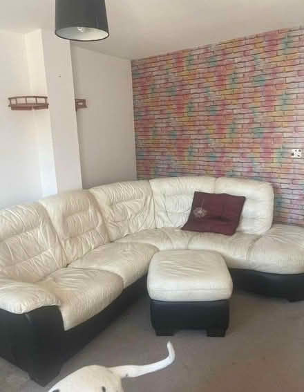 Photo of free Leather Corner Sofa, Burnham-on-Crouch (Harold Hill RM3) #1