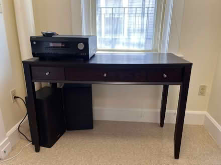 Photo of free Wooden console table (Mid-Cambridge)