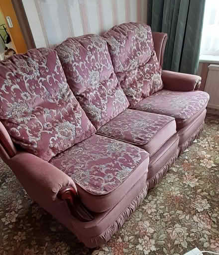 Photo of free 3 Seater Sofa & 2 Armchairs (Henwick WR2) #2