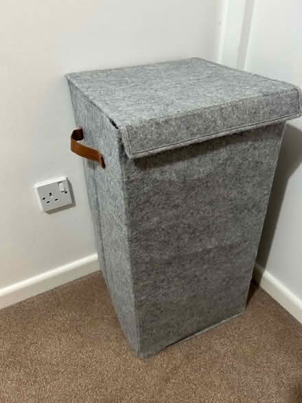 Photo of free Grey folding wash basket (Dunstable) #2