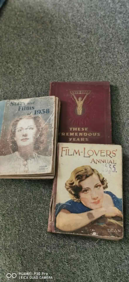 Photo of free 3 vintage film books 1930s. (Straiton EH20) #1