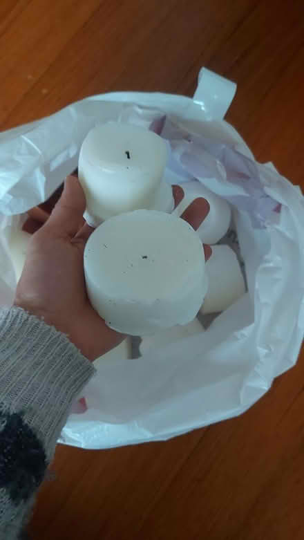 Photo of free Bag of used candles (Elwood) #2