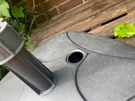 Photo of free Plastic parasol stand (Loddon NR14) #1