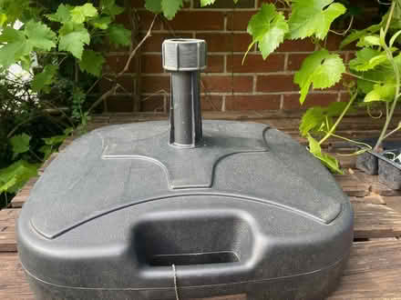 Photo of free Plastic parasol stand (Loddon NR14) #2