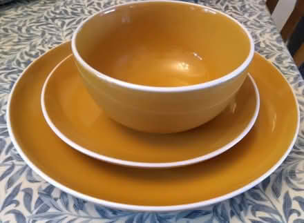 Photo of free Waterside Yellow 24(now 22) piece dinner set in yellow (Bishop Middleham DL17) #3