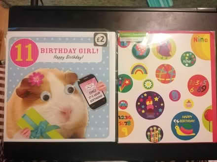Photo of free Two children's birthday cards (Didcot, Ladygrove, OX11) #1
