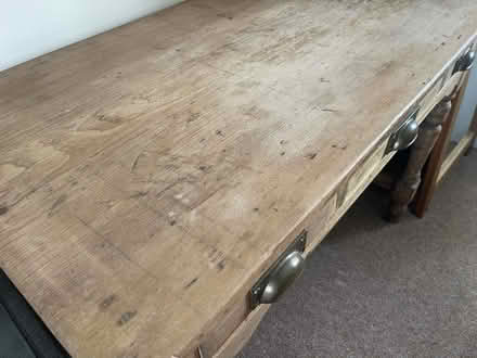 Photo of free Console/Desk Wooden Unit (Hampden Park BN22) #4