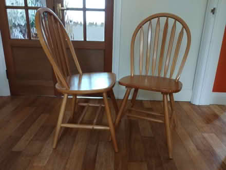 Photo of free Two dining chairs - Need TLC (fg) (Enfield EN1) #1