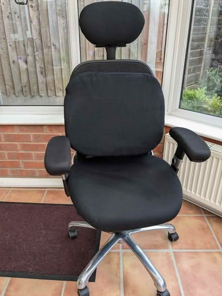 Photo of free Mesh-backed home office chair (Gorse Covert WA3) #2