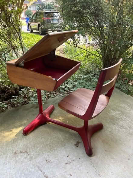 Photo of free Antique child’s school desk (Hillandale in Silver Spring) #2