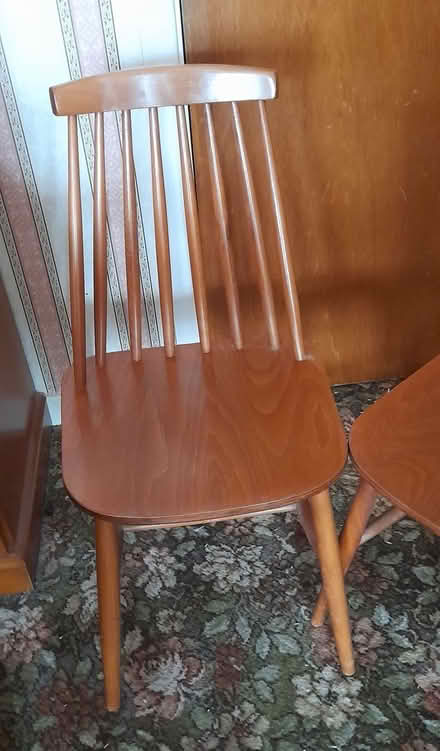 Photo of free 2 x Wooden kitchen/dining chairs (Henwick WR2) #2
