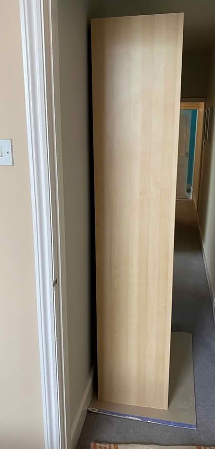 Photo of free Tall wood shelves vgc (Southsea) #2