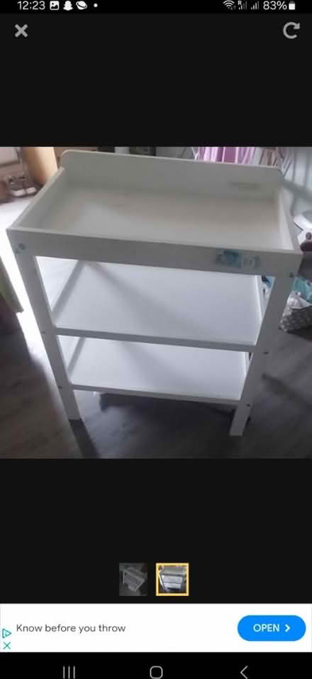 Photo of free changing table,carseat,mosesbasket (Upper Norwood SE19) #1