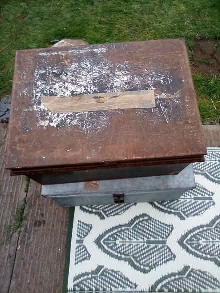 Photo of free Metal storage boxes (Malvern WR14) #1