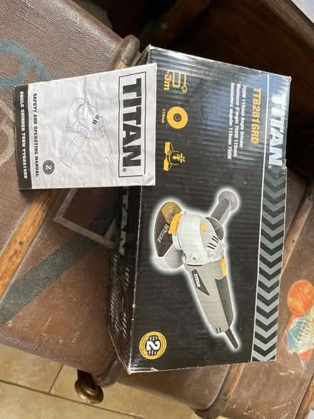 Photo of free 115 Titan Anglegrinder with new Erbauer discs (Aylmerton NR11) #1