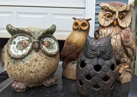 Photo of free Owl Figurines (Near College Park Metro) #1