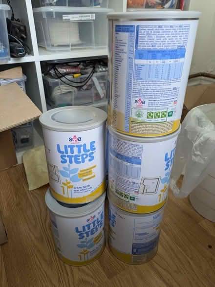 Photo of free Baby milk tins (Cheltenham GL51) #1