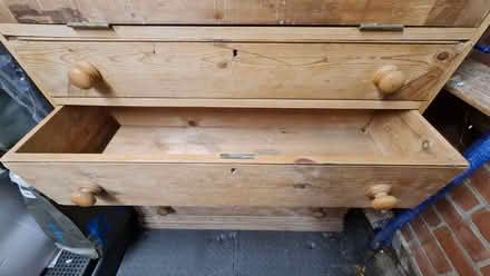 Photo of free Chest of drawers with bureau top (Woodford IG8) #2