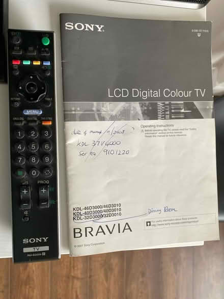 Photo of free Sony 32” LCD Digital Colour TV (Woodford Green) #3