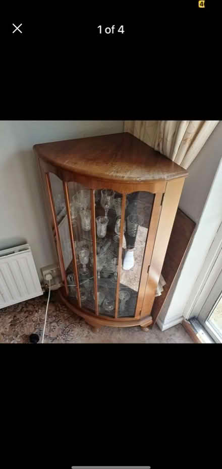 Photo of Corner display cabinet (Windsor) #1