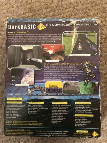 Photo of free PC game - DarkBASIC 3d games creator (GU14) #2