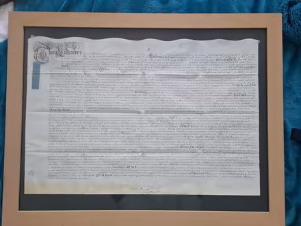 Photo of free Old legal deeds in wooden frames (Bristol BS10) #1
