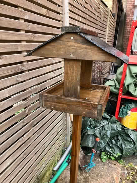 Photo of free Bird table 🐦 with slate roof (Waddon) #2