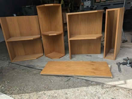 Photo of free Oak-effect shelving (Crook LA8) #1