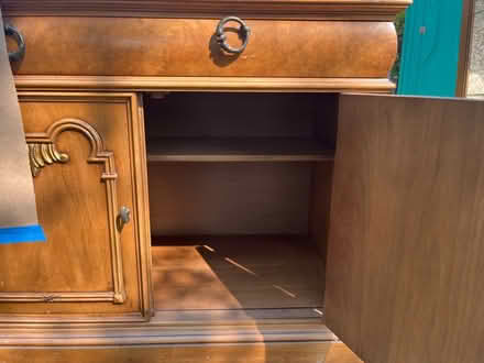 Photo of free Curb Alert: china cabinet and hutch (Wilshire and La Cienega) #3