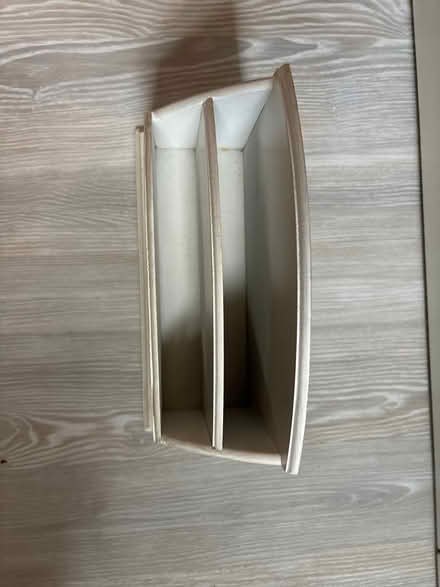 Photo of free Wood desk organiser white (Hounslow Central) #2