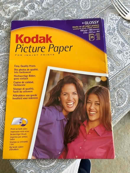 Photo of free Photo paper for inkjet printer (Blewbury OX11) #1