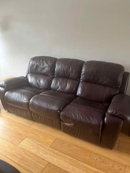 Photo of free Leather Couches (Firhouse) #2