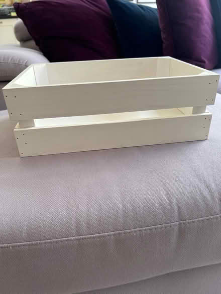 Photo of free Wooden white storage box (Fulham SW6) #2